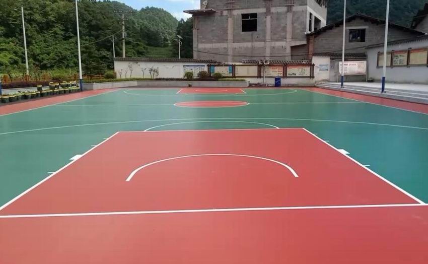 硅pu篮球场
