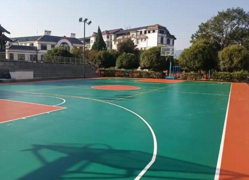 硅pu篮球场